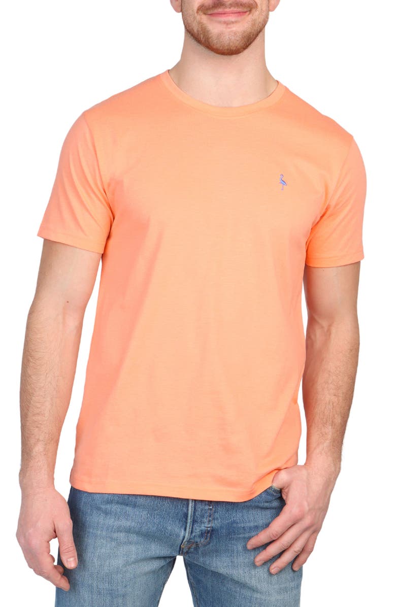 TailorByrd Mélange Crewneck T-Shirt, Main, color, Orangeade
