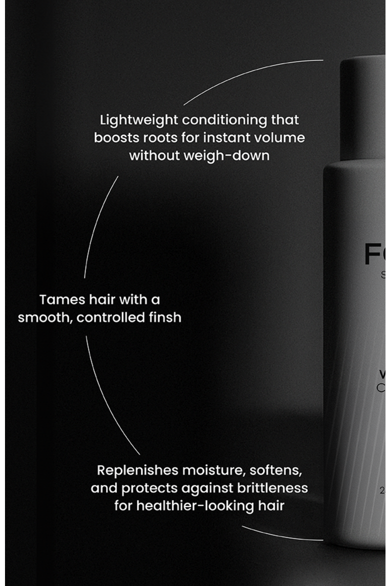 Volumizing Conditioner.  Lightweight Moisture, Detangle & Fuller-Looking Body., Alternate, color, White