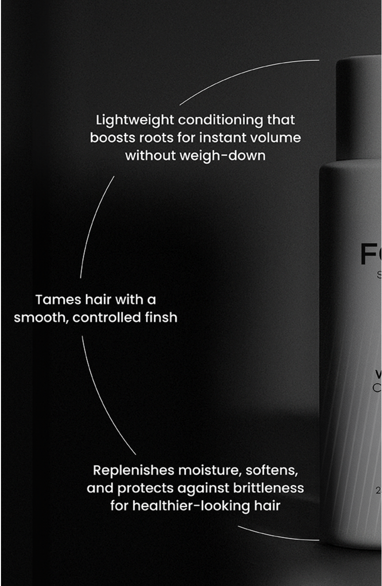 Forte Series Volumizing Conditioner. Lightweight Moisture, Detangle & Fuller-Looking Body., Alternate, color, White