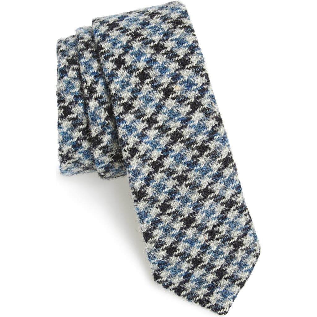 Wrk W.r.k Houndstooth Wool Tie