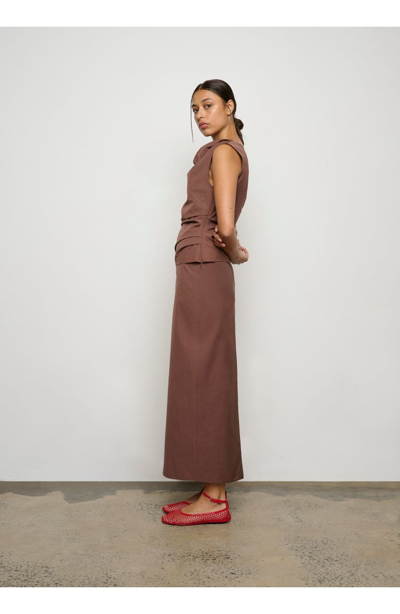 ONE OF OTHERS Russo Top, Alternate, color, Mocha