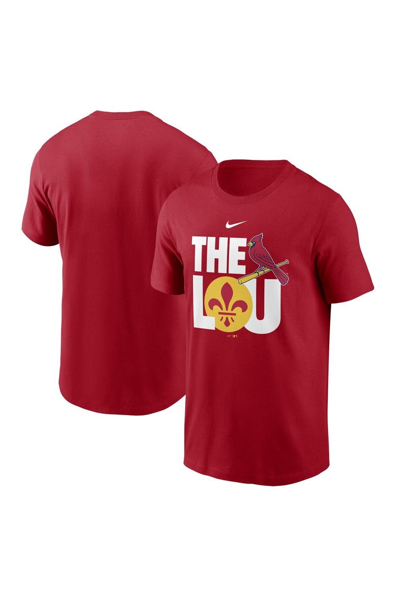 Men's Nike Red St. Louis Cardinals The Lou Local Team T-Shirt, Main, color, Red
