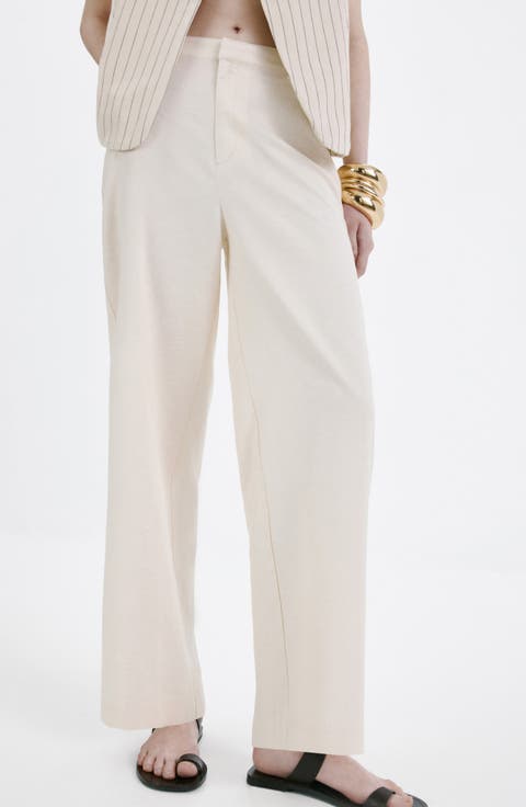 Flat Front Pants