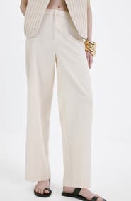MANGO Flat Front Pants