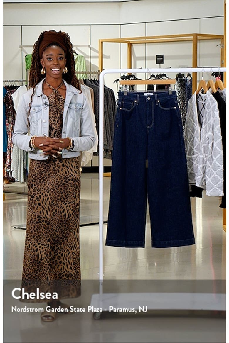 Harper High Waist Ankle Wide Leg Jeans video
