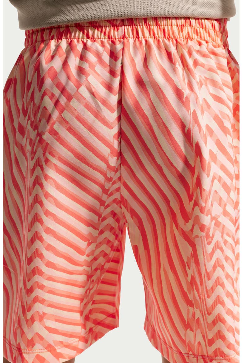 Kids' Dri-FIT Drawstring Shorts, Alternate, color, TURF ORANGE/ ORANGE/ WHITE