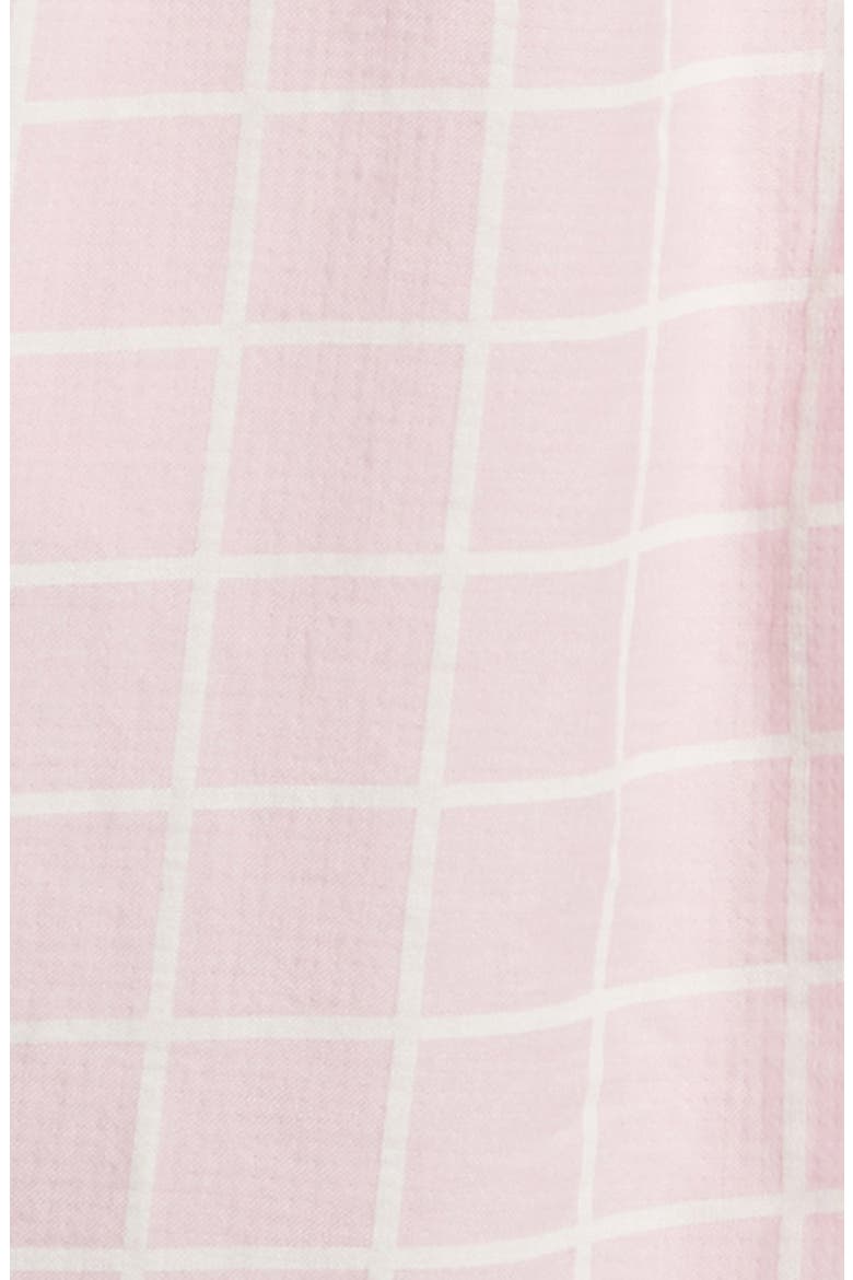 Kids' Windowpane Plaid Shoulder Tie Jumpsuit, Alternate, color, PINK OPAL WINDOW PANE