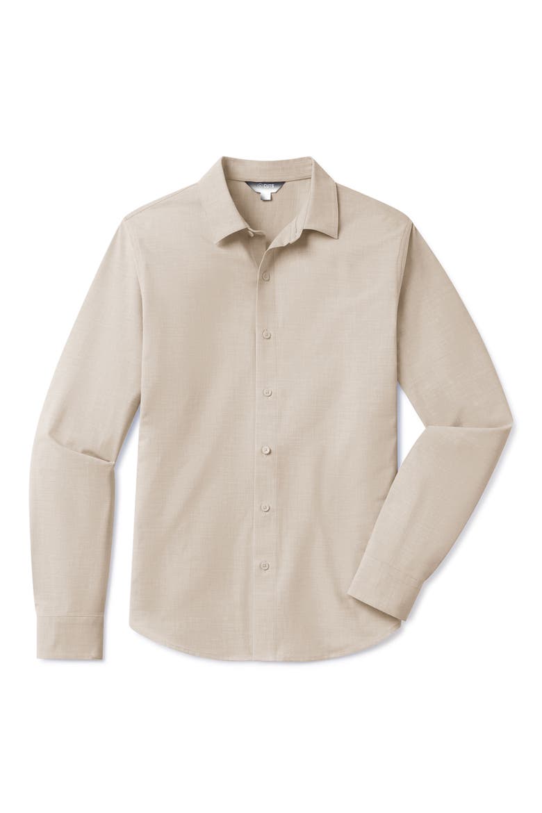Soho Long Sleeve Button Up Shirt, Alternate, color, SAND DUNE