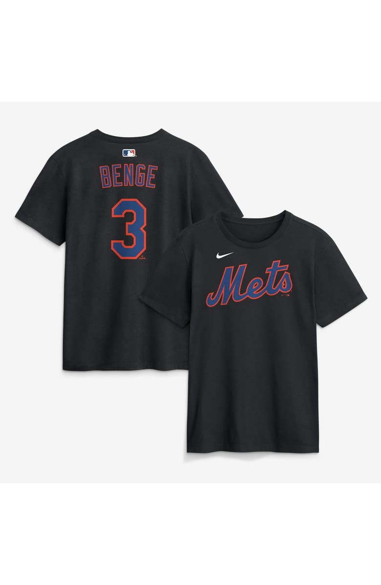 Nike Men's Nike Carson Benge Black New York Mets Name & Number T-Shirt, Main, color, Black