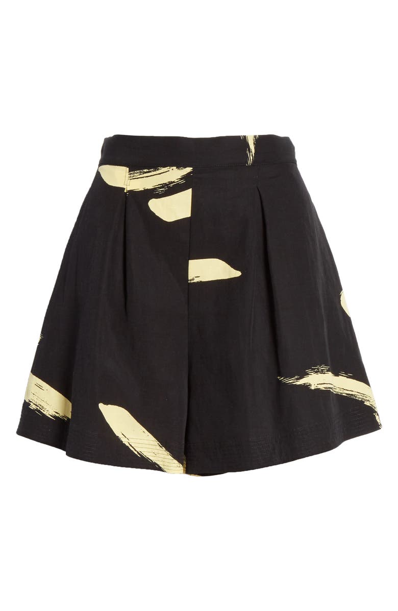 Joie Benedita Brushstroke Pattern Shorts, Alternate, color,