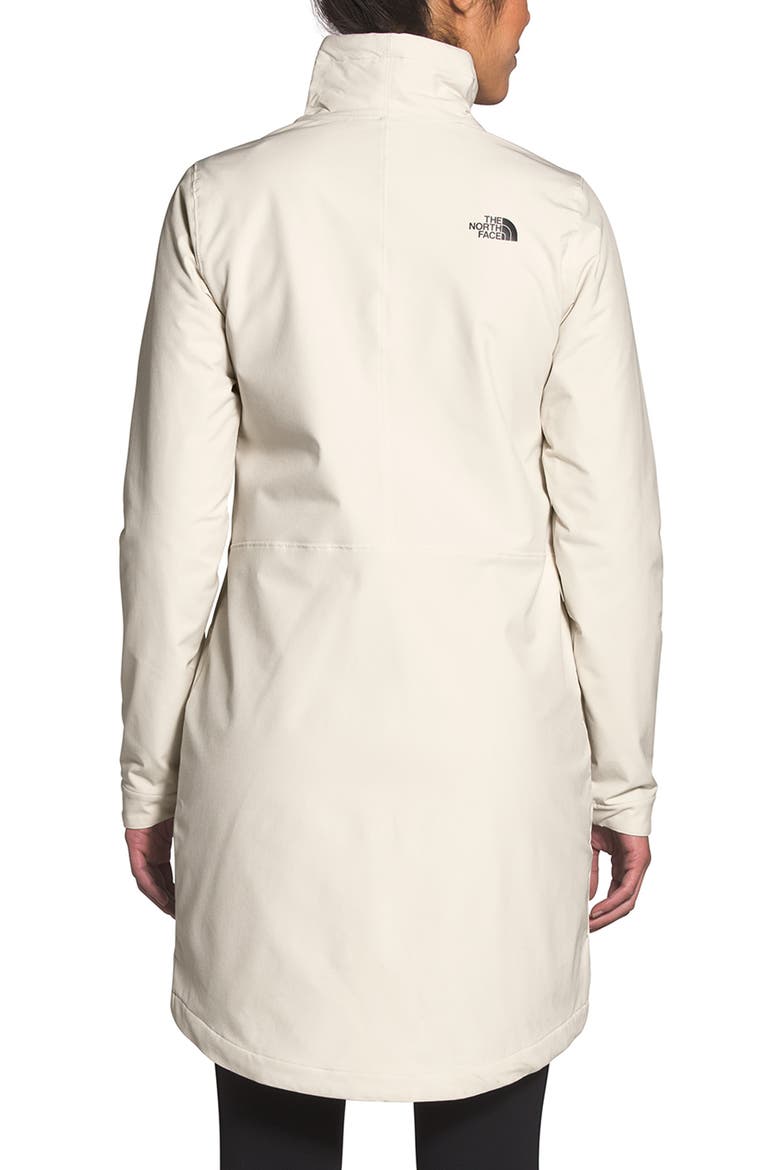 Shelbe Raschel Fleece Lined Water Repellent Parka, Alternate, color, VINTAGE WHITE