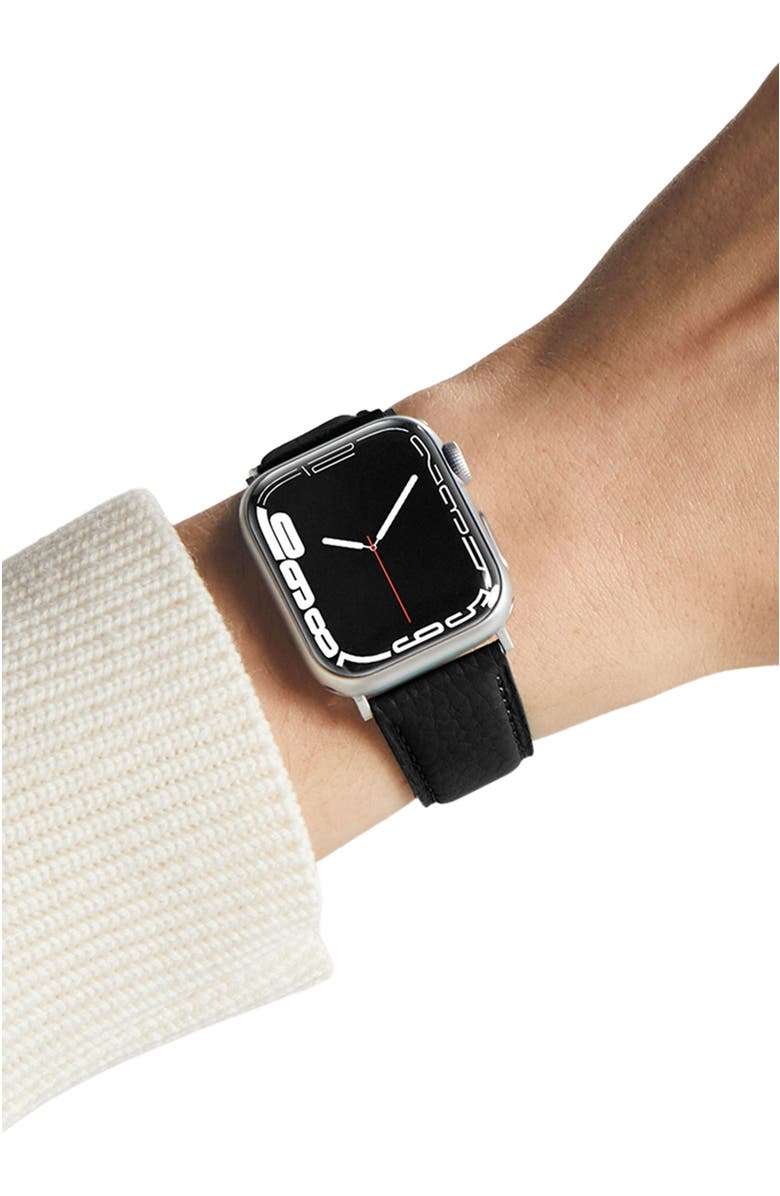 MAISON de SABRÉ Apple Watch Band, Alternate, color, Black Caviar
