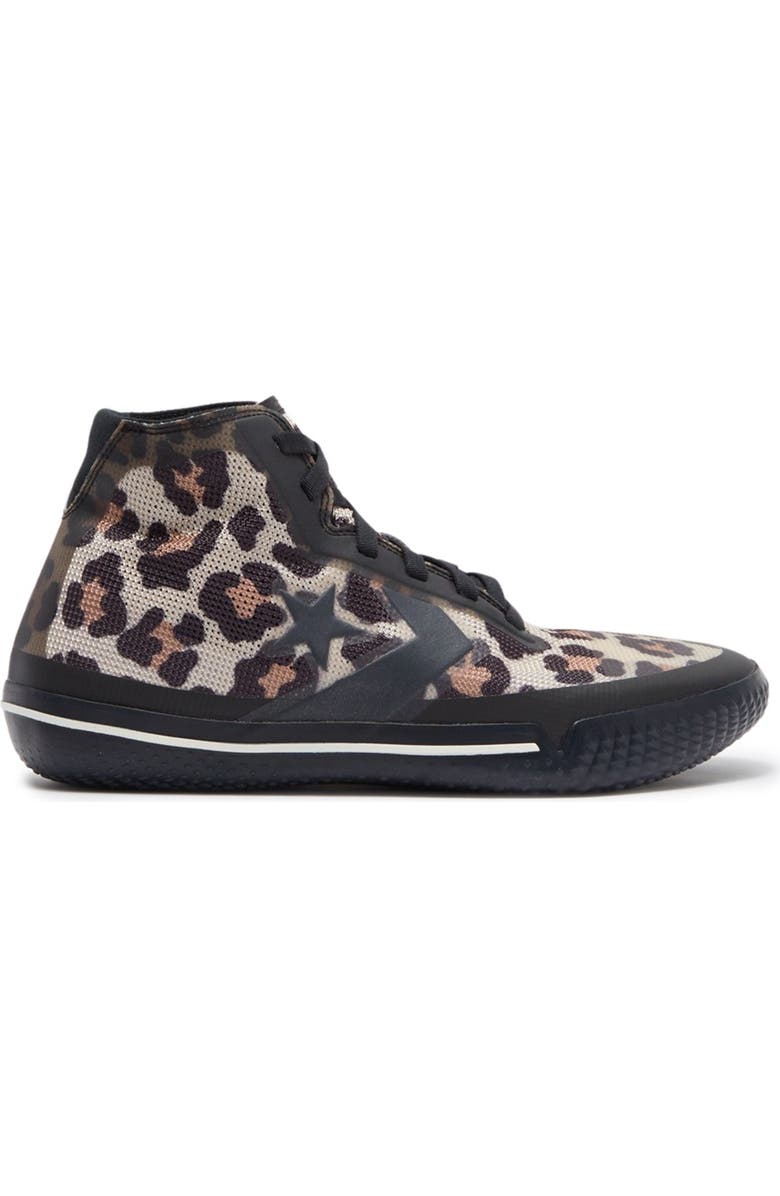 Converse All Star Pro BB Leopard Hi Top Sneaker, Alternate, color,