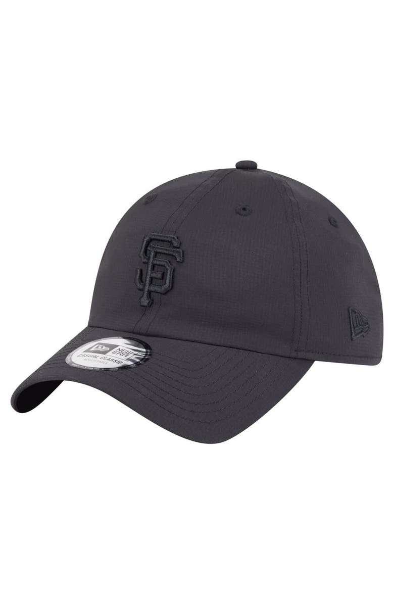 New Era Men's New Era Black San Francisco Giants Ripstop Casual Classic Adjustable Hat, Main, color,