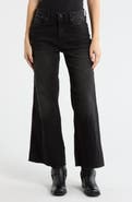 Vigoss Raw Hem Barrel Leg Jeans