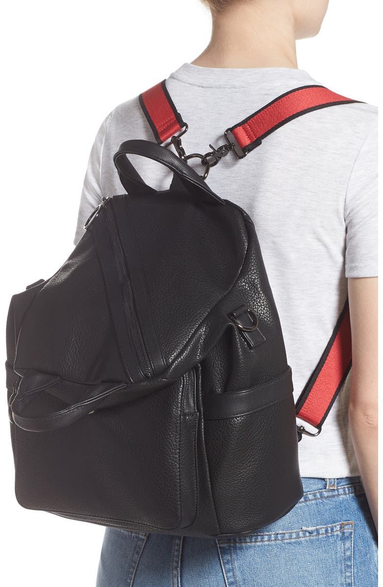 Like Dreams Wander Faux Leather Convertible Backpack, Alternate, color,