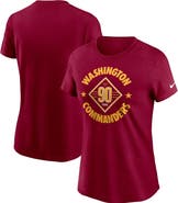 Nike Women's Nike Burgundy Washington Commanders 90th Anniversary T-Shirt
