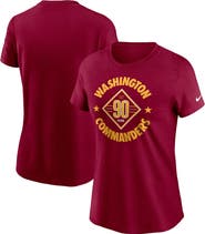 Nike Women's Nike Burgundy Washington Commanders 90th Anniversary T-Shirt