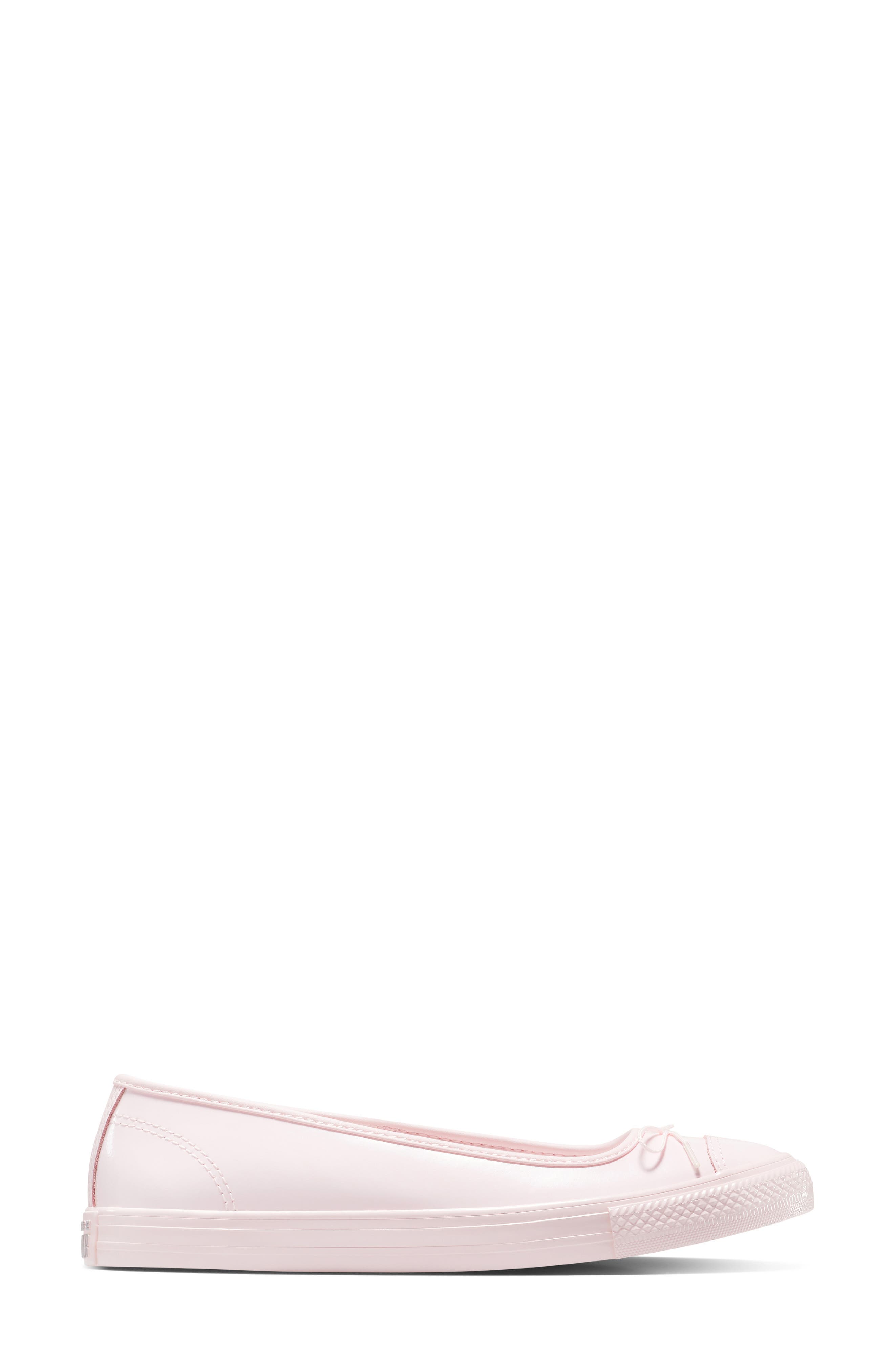 Chuck Taylor® All Star® Dainty Ballerina Patent Leather Flat, Alternate, color, SUGAR BERRY/ SUGAR BERRY