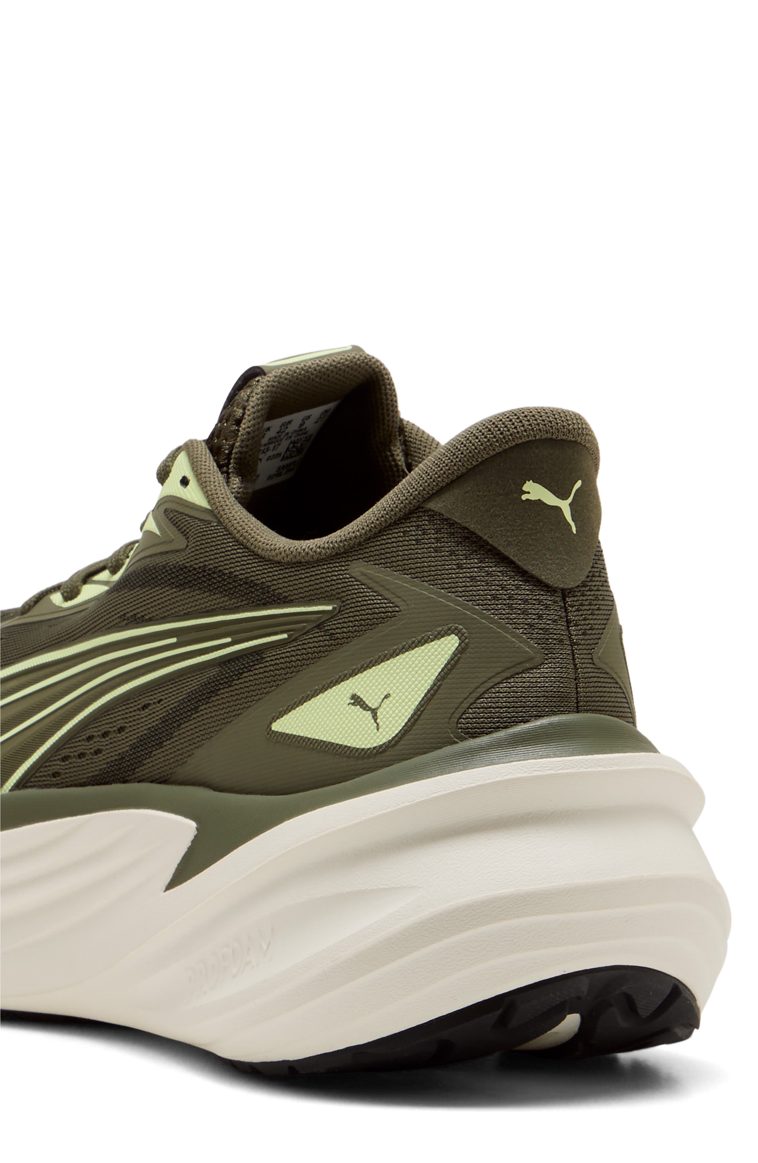 PUMA Maxima Pro Running Sneaker, Alternate, color, Loden Green/ Apple Spritz