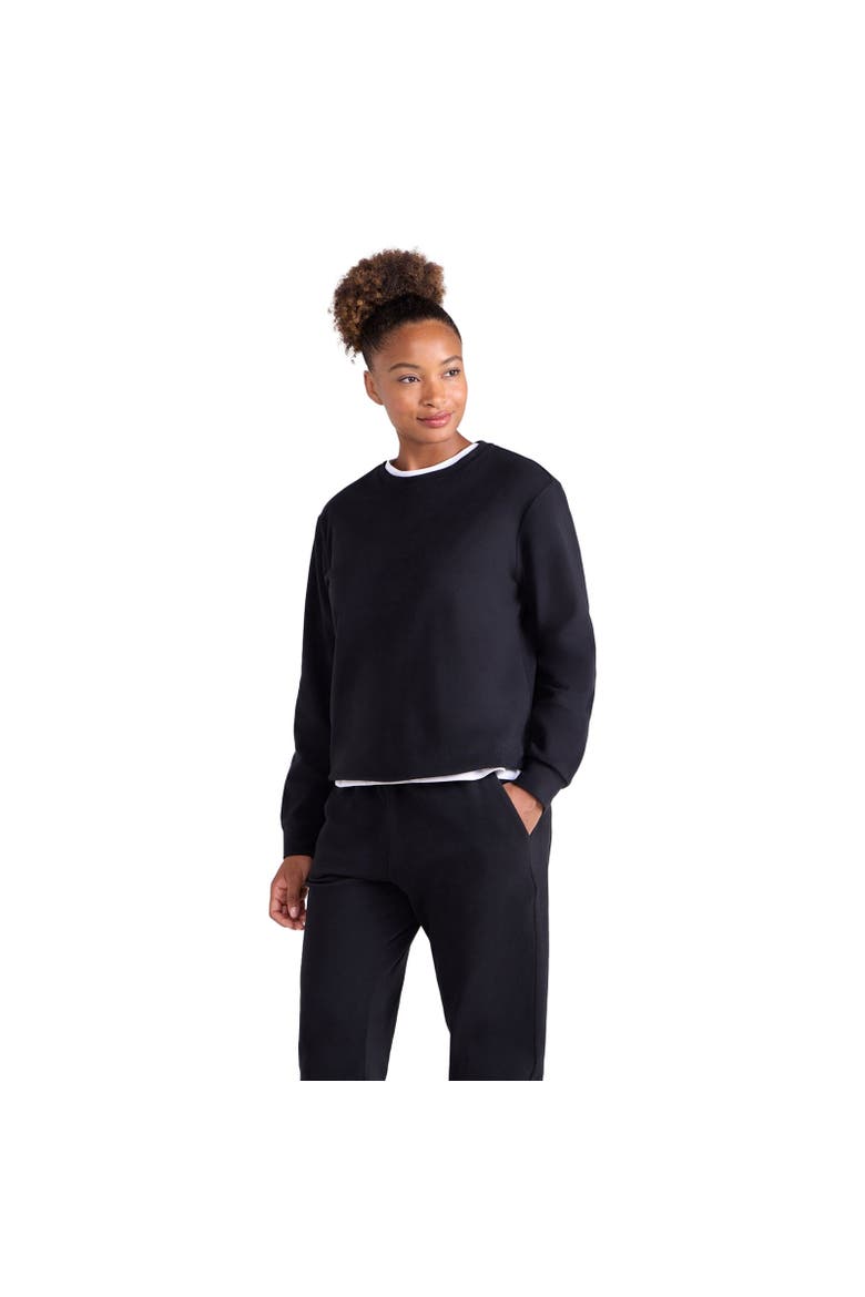 Strath Melange Supersoft Sweatshirt, Alternate, color, Black