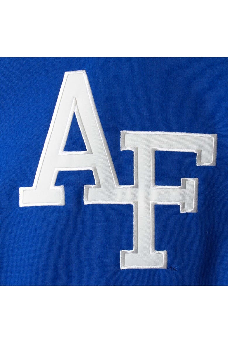 Men's Colosseum Royal Air Force Falcons 2.0 Lace-Up Pullover Hoodie, Alternate, color, Royal