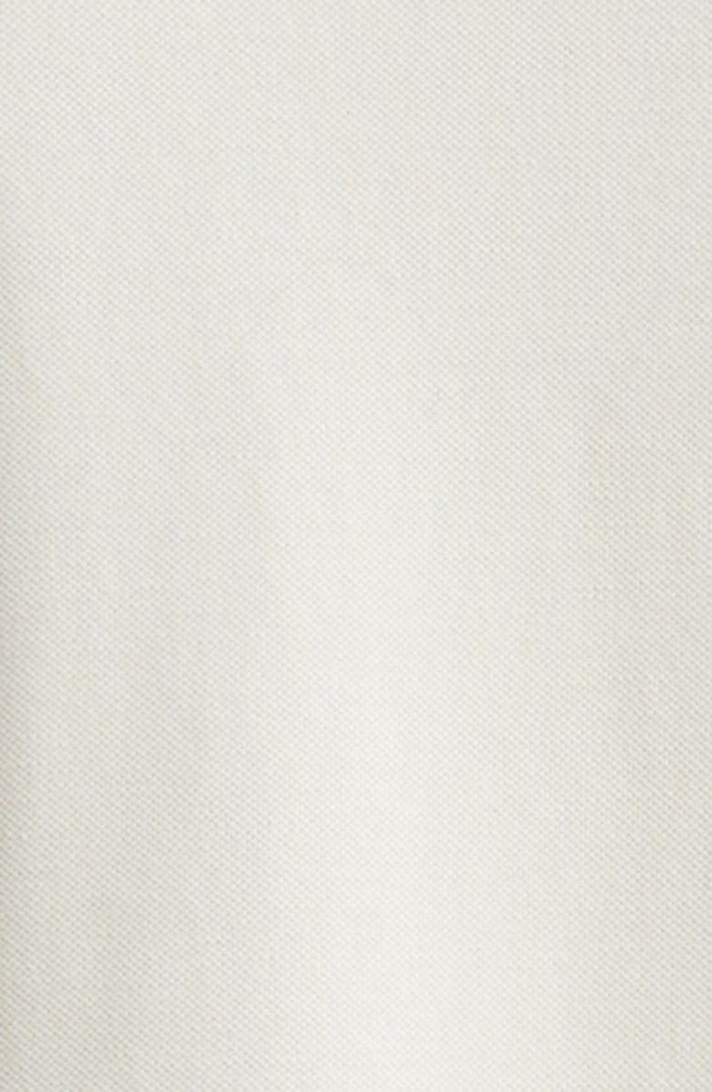 Moncler Tipped Piqué Polo, Alternate, color, Antique White