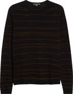 John Varvatos Everly Texture Stripe Sweater