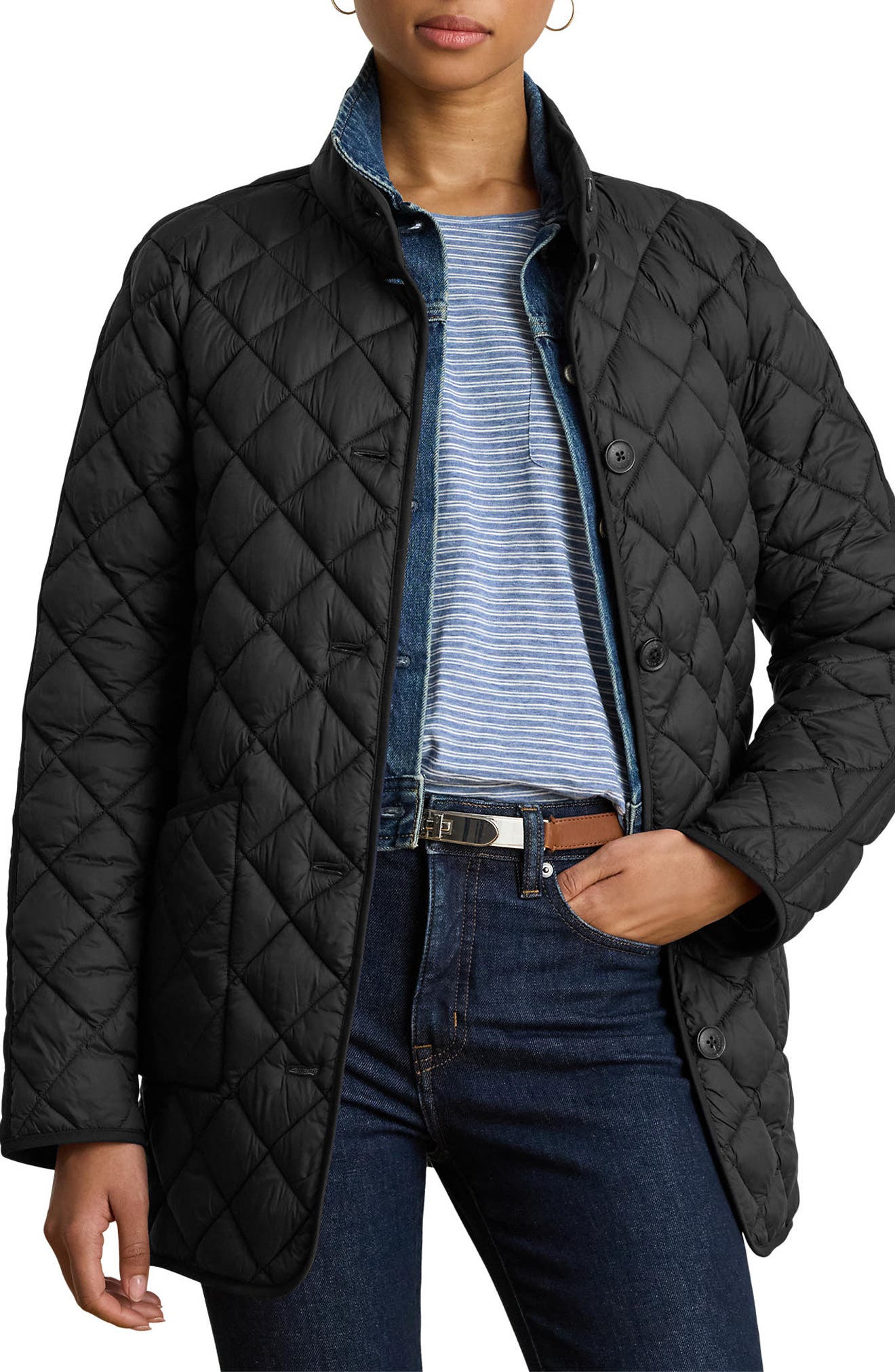 Lauren Ralph Lauren Diamond Quilted Puffer Jacket