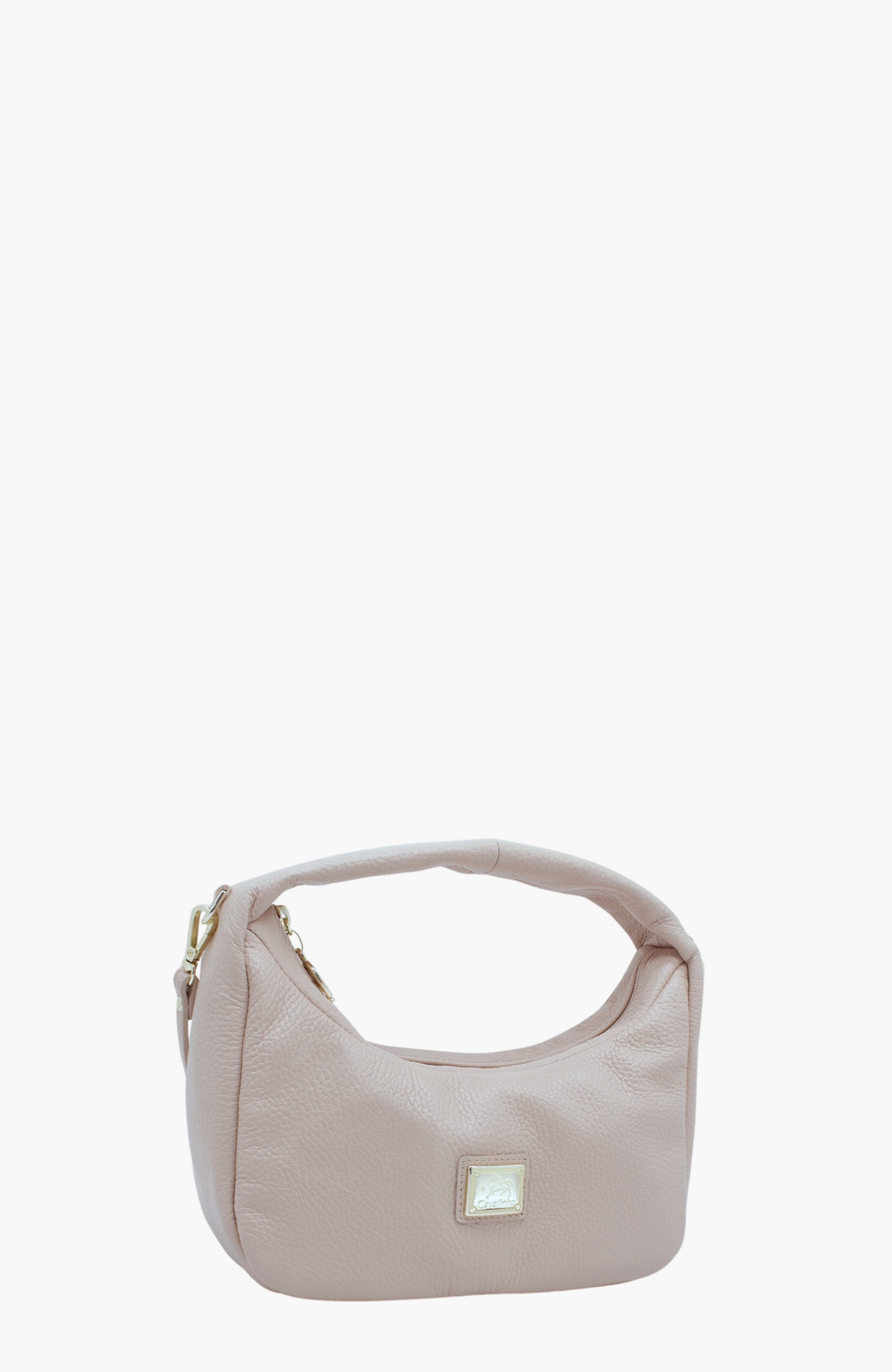 Muse 523 Pebbled Leather Handbag, Alternate, color, Sand