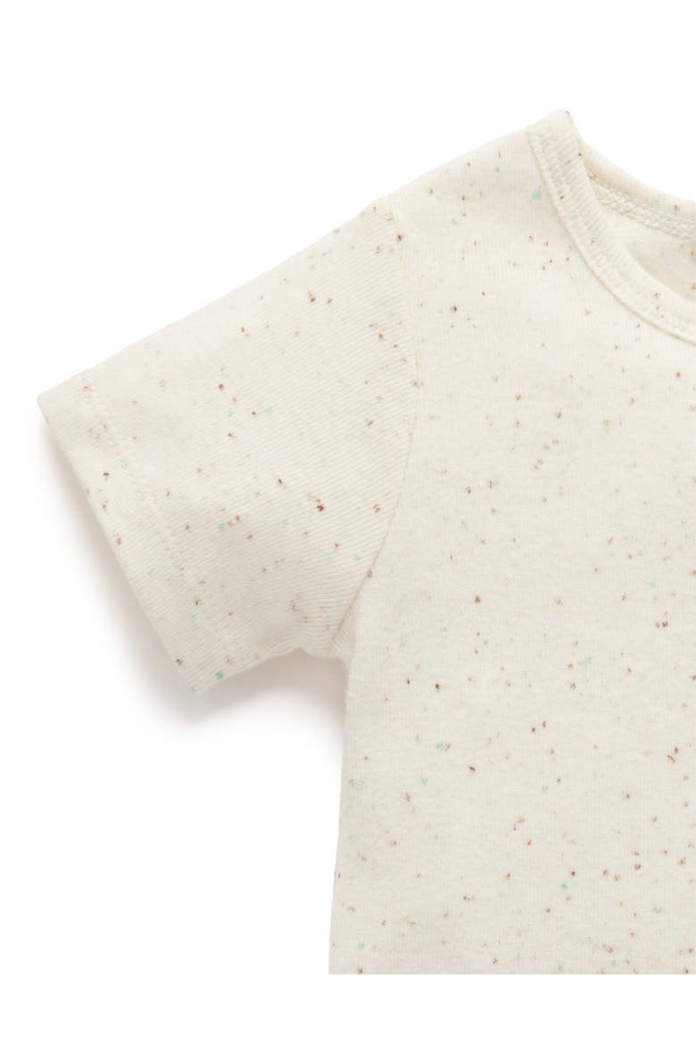 Turtle Broderie Overall and Tee Set, Alternate, color, Llama Broderie