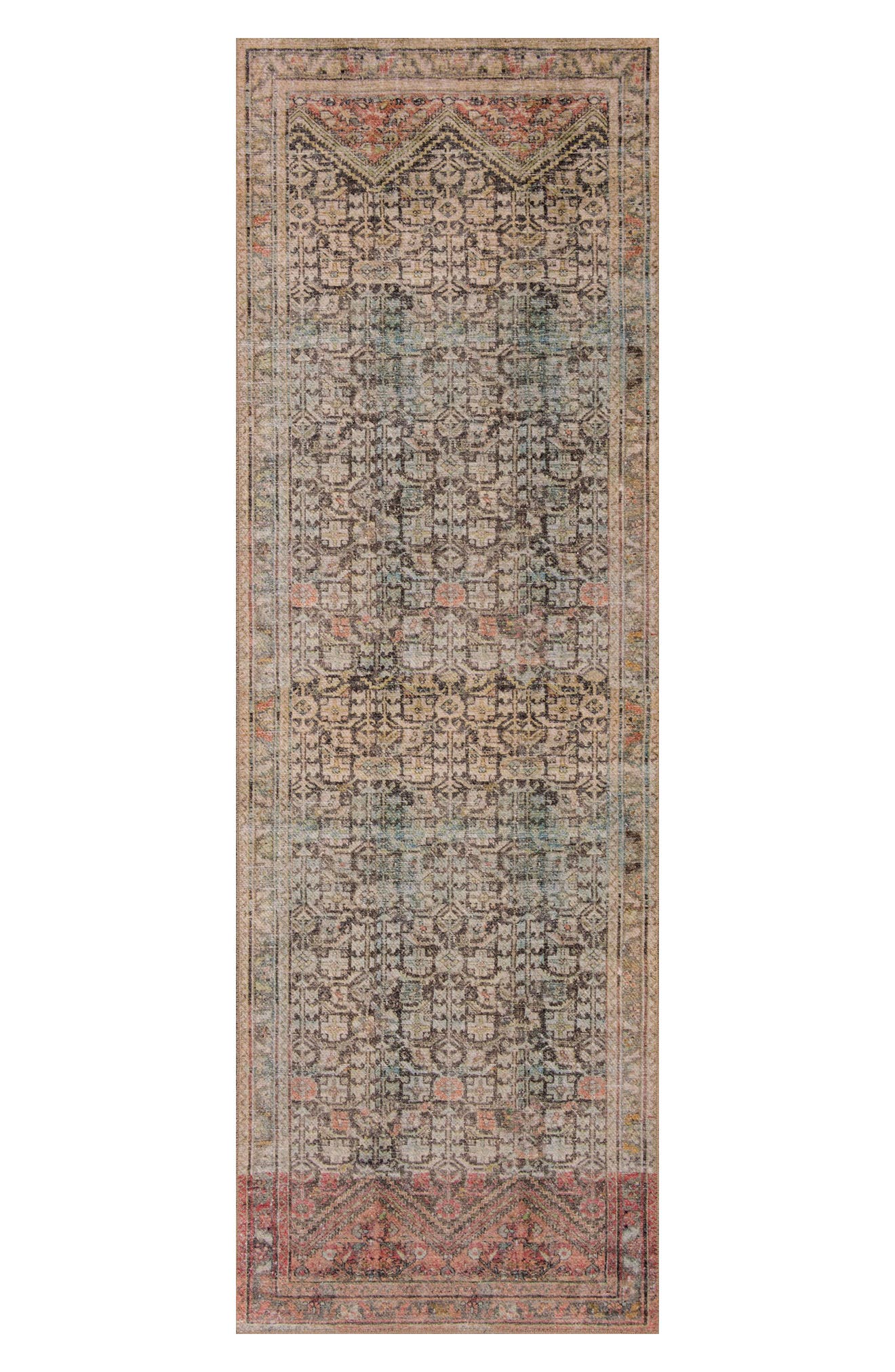 LOLOI Loren Collection Rug - Charcoal/Multi - 5' x 8'