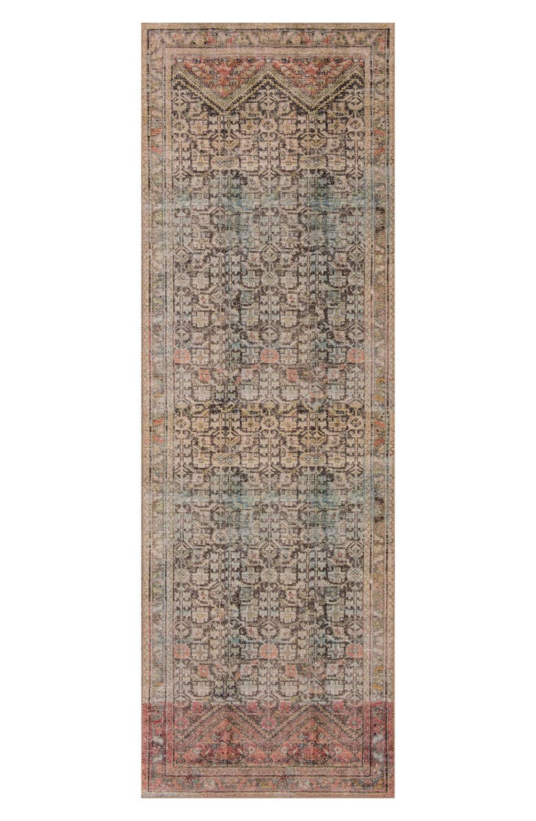 LOLOI Loren Collection Rug - Charcoal/Multi - 5' x 8', Main, color, Charcoal / Multi