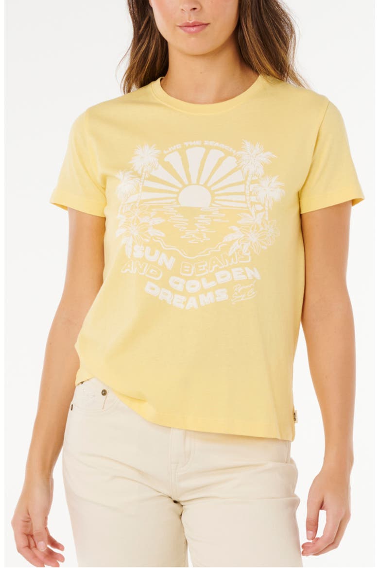 Sun Beams Graphic T-Shirt, Main, color, GOLDEN YELLOW