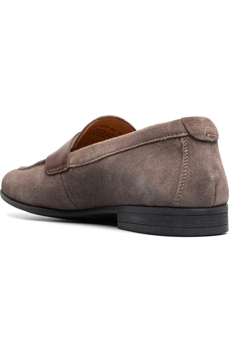 Florsheim Modena Moc Toe Penny Loafer, Alternate, color, Gray Suede