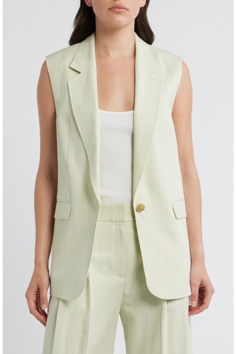 Sleeveless Vest, Alternate, color, GUAVA STRIPE