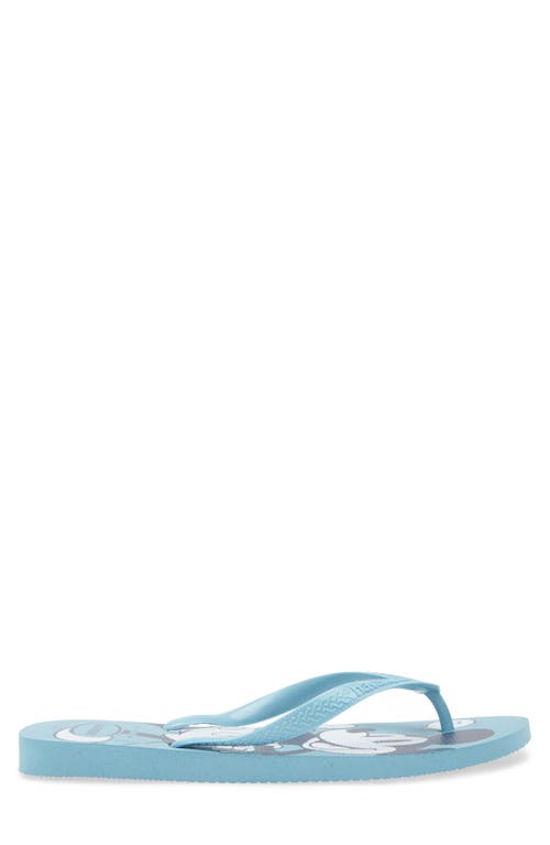 Havaianas X Disney Tranquility Flip Flop In Tranquility Blue
