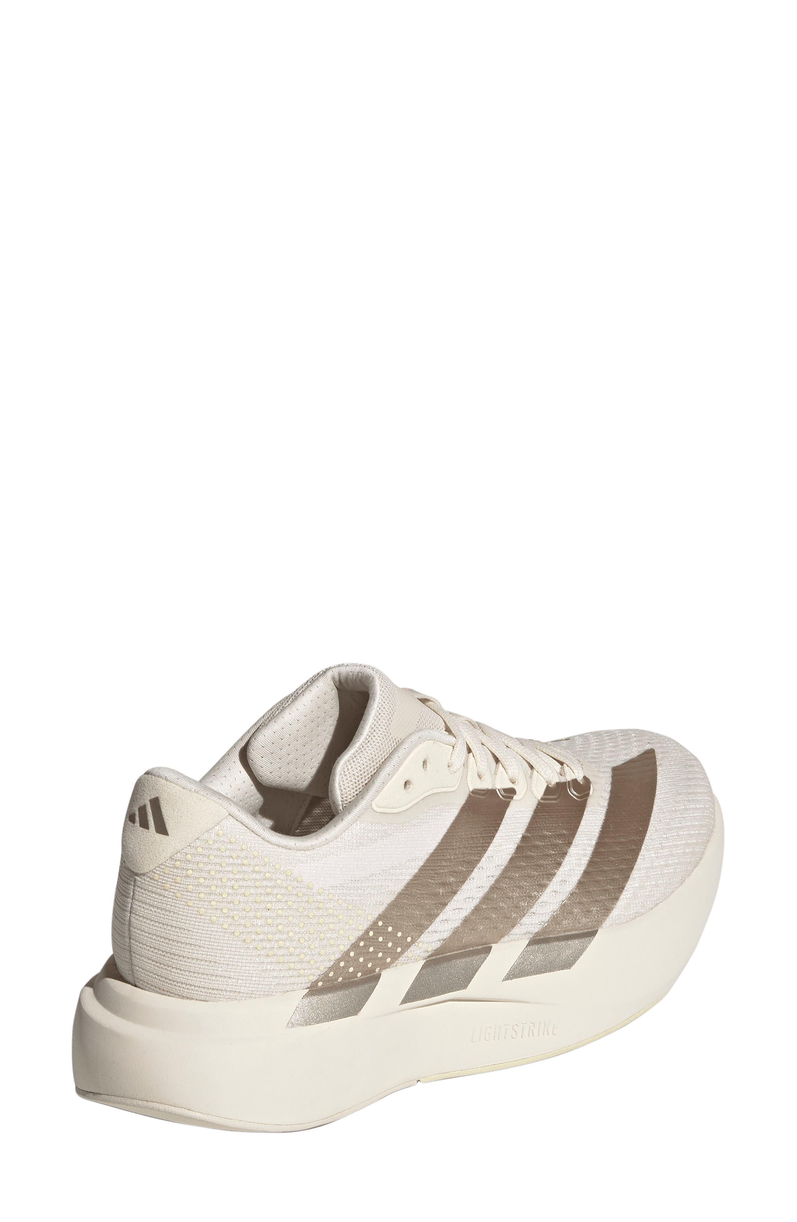 Adizero Pacer Sneaker, Alternate, color, WHITE/ CYBER MET/ VANILLA