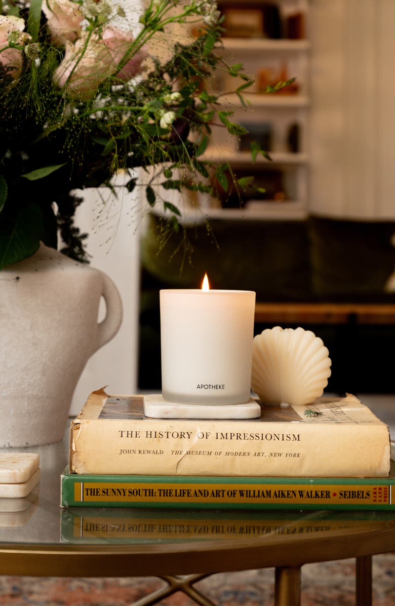 APOTHEKE Bergamot Tangerine Classic Scented Candle, Alternate, color, White