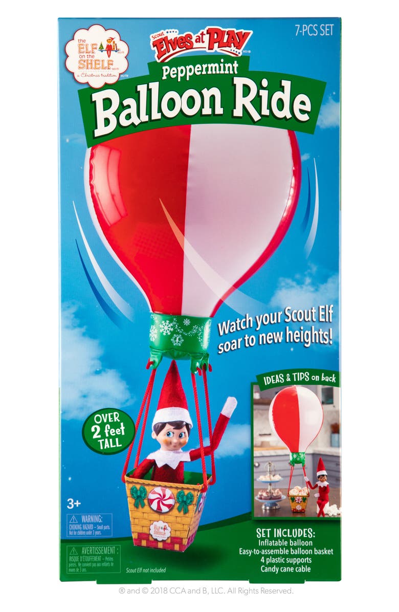 Elf on the Shelf Scout Elves at Play<sup>®</sup> Peppermint Balloon Ride, Alternate, color,