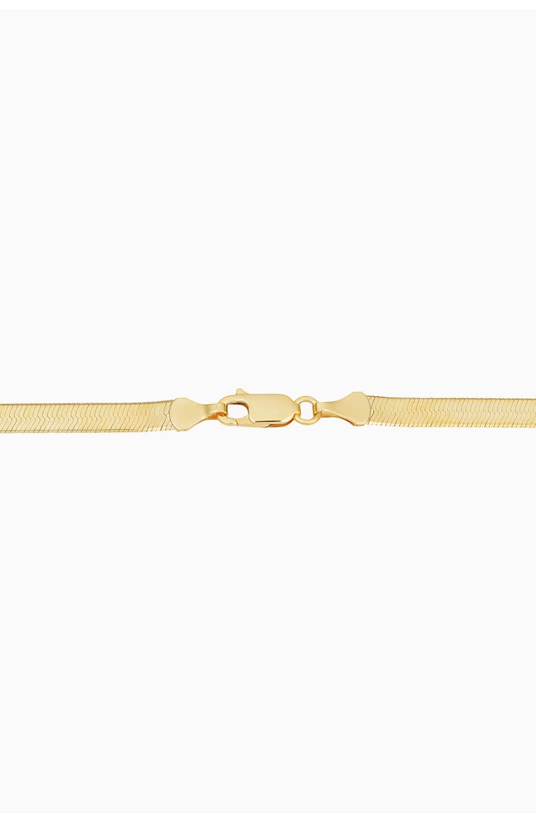 Oradina 10K Yellow Gold Park Avenue Bold Herringbone Bracelet, Alternate, color, Yellow Gold