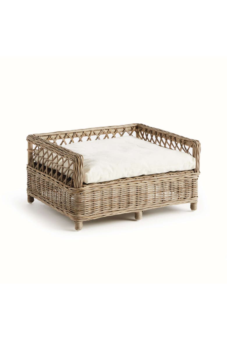 Normandy Small Raised Pet Bed 17.5" x 21.25", Main, color, Brown