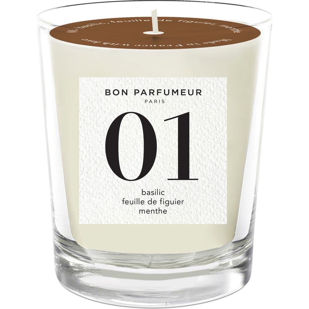 Bon Parfumeur Candle 01 Basil, Fig Leaves & Mint Scented Candle  product