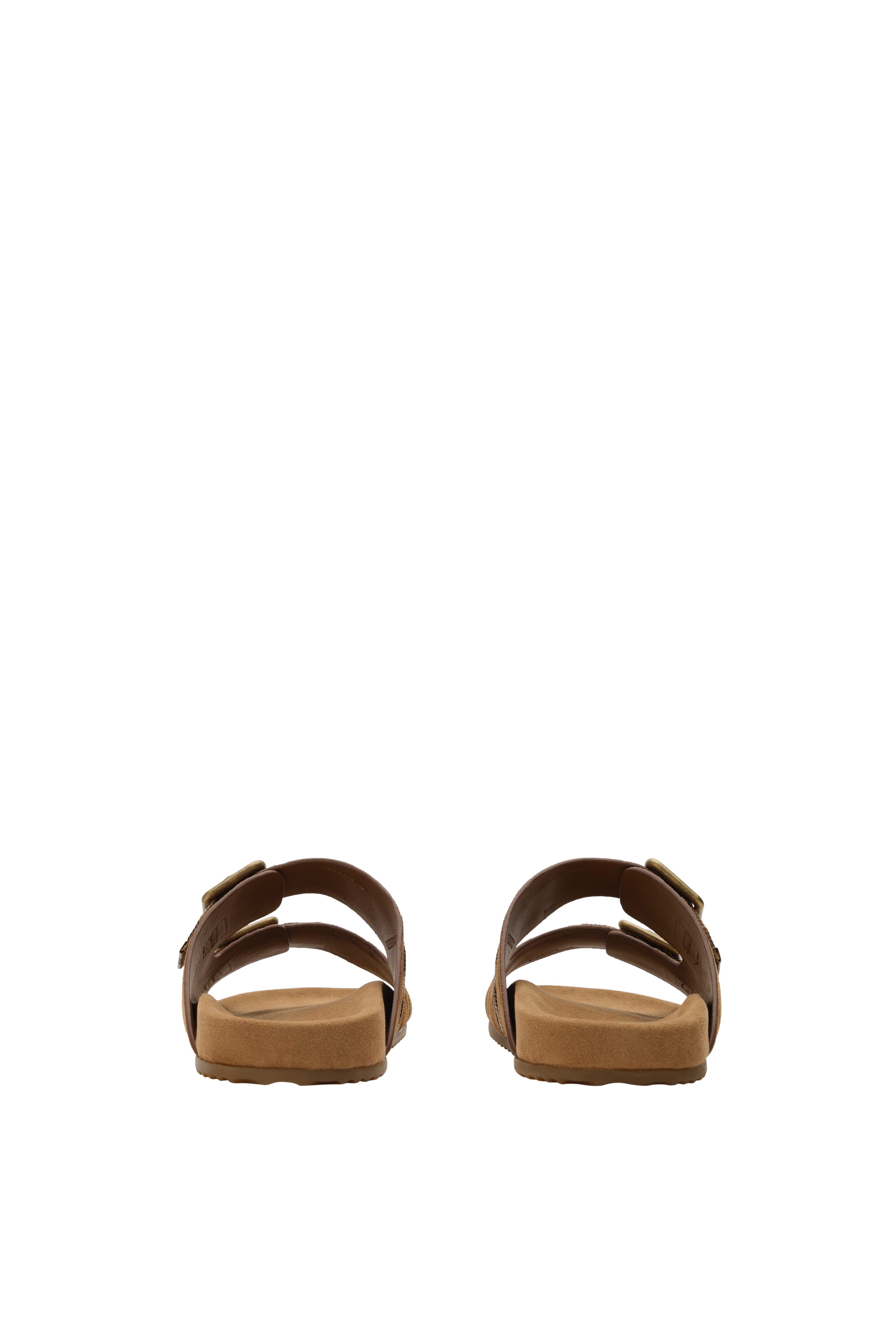 Check Suede Urchin Sandals, Alternate, color, Reed beige