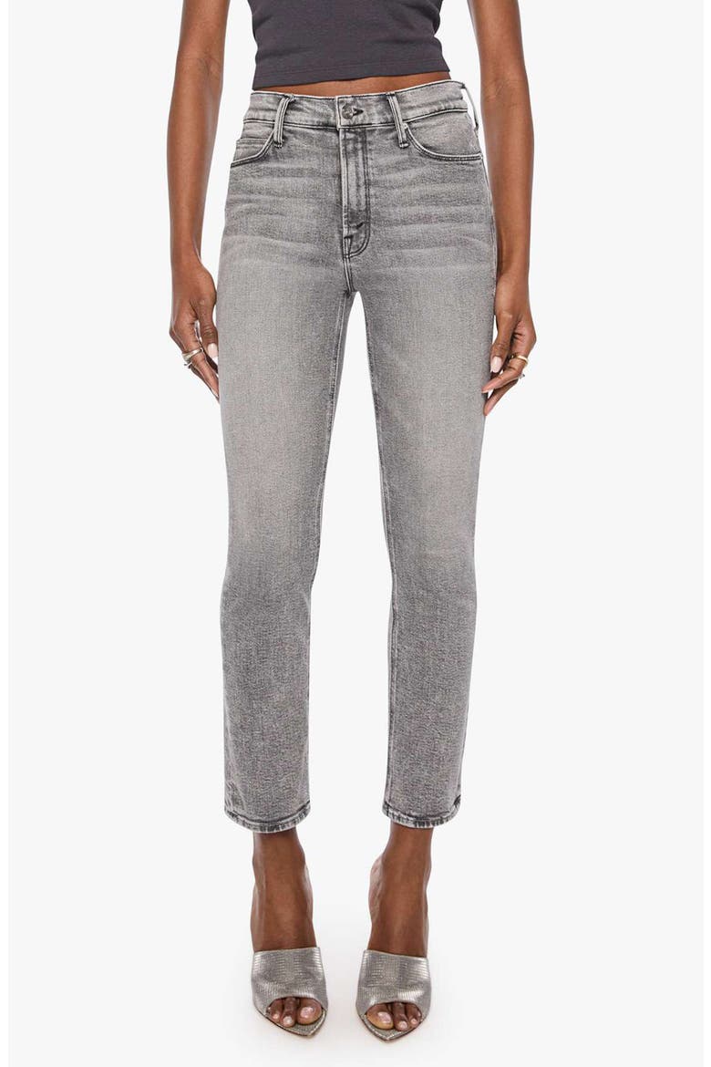 The Dazzler Mid Rise Ankle Slim Straight Leg Jeans, Main, color, MASCARA MELTDOWN