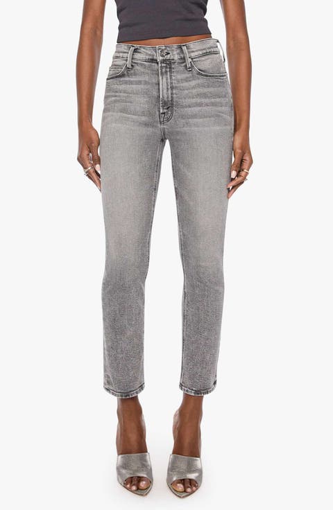 The Dazzler Mid Rise Ankle Slim Straight Leg Jeans