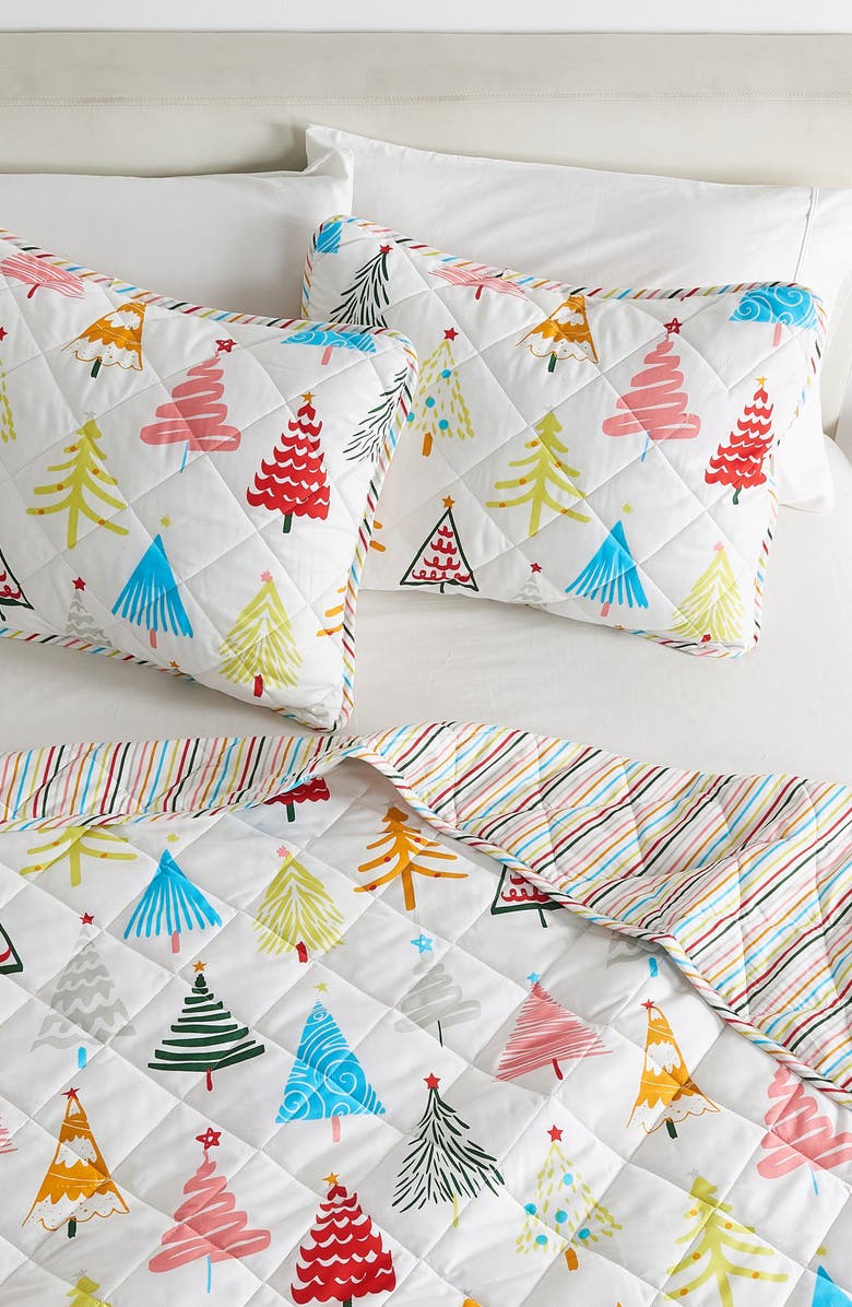 Woven & Weft Holiday 3-Piece Quilt Set, Alternate, color, Happy Hillside