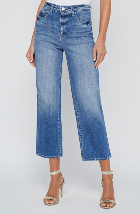 June High Waist Crop Stovepipe Jeans