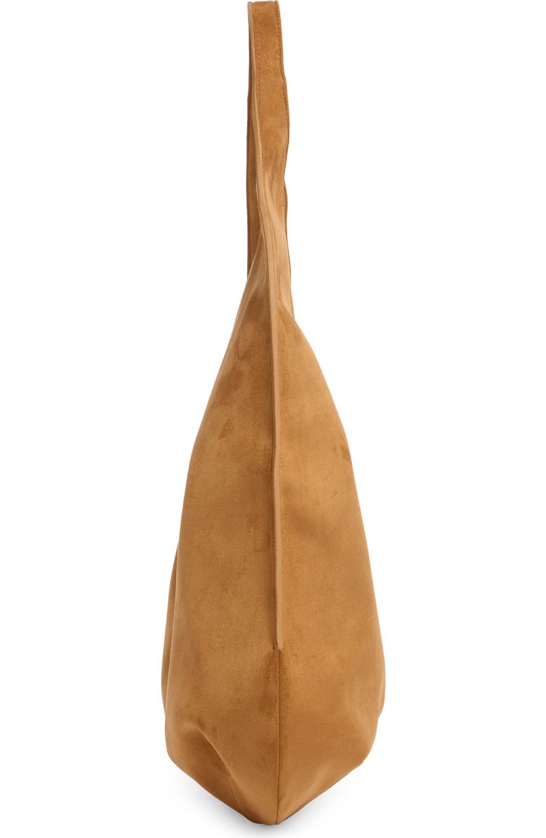 JW PEI Dara Faux Suede Hobo Bag, Alternate, color, Yellowish Brown
