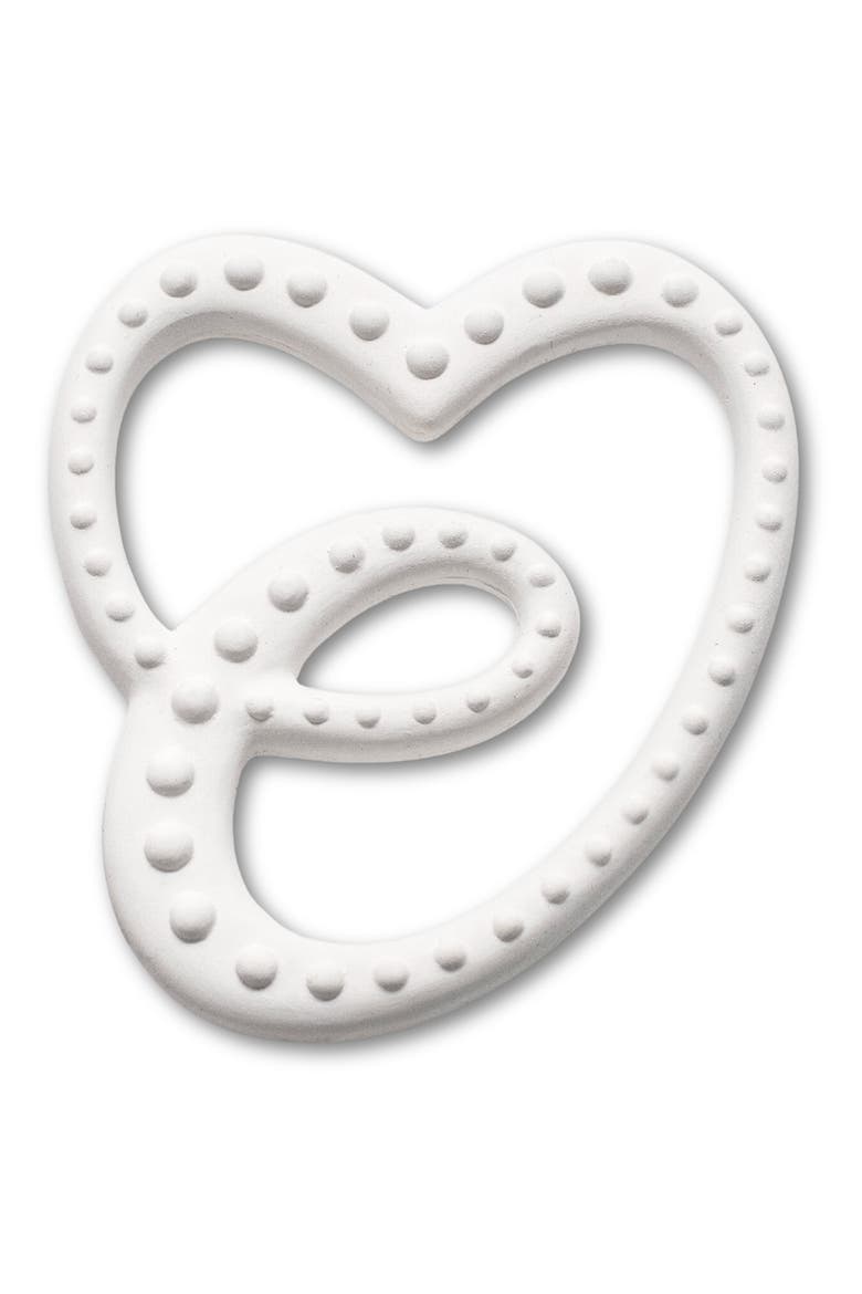 Kids' Sensory Rubber Teether, Main, color, WHITE